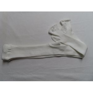 Collant - Maillot - kousenbroek - Effen - Wit - 1 jaar 80