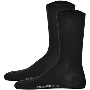 Hudson ONLY 2-PACK-Cotton Heren Sokken - Black - Maat 43/46