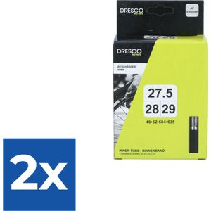 Dresco Binnenband 27.5/28/29 (40/62-584-635) Schrader 40mm - Voordeelverpakking 2 stuks