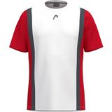 HEAD - Men Club 25 Tech Tee - T-shirt - Rood - Polyester