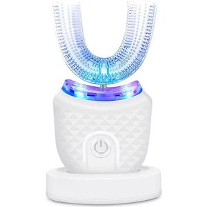 Enkilight- Smartbrush Tanden - U-Vormige Tandenborstel - Smart Brush Tanden - Automatische Elektrische Tandenborstel - Tanden Bleken en Reinigen - Handsfree - UV Blauw Licht - 360° - 4 Standen - Waterbestendig - Teeth Whitening