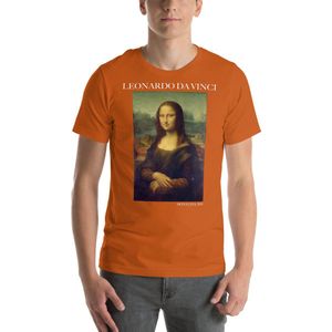 Famous Piece - Kunst T-shirt - Leonardo da Vinci 'Mona Lisa' - Unisex - Autumn - M