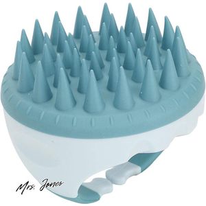 Mrs. Jones Scalp Massager Waterproof Anti-Dandruff Exfoliating Hair Massager voor dik en fijn haar - groente - verzorging van hoofdhuid .