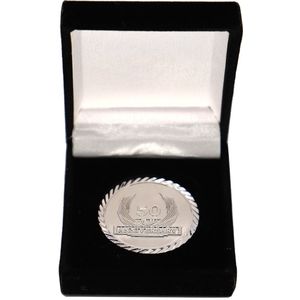 coinsandawards.com - Jubileummunt - 50 jaar - zilver - fluwelen geschenkdoos