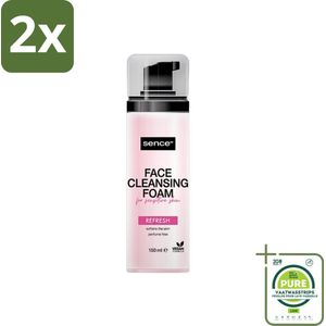 Sence - Gevoelige Huid - Gezichtsreiniger - Foam - 150 ml - Voordeelverpakking - 2 stuks - Gezichtsreiniger - Gevoelige huid