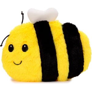 Puckator - Warmteknuffel - Hommel - Zwart/Geel - 20x16 cm