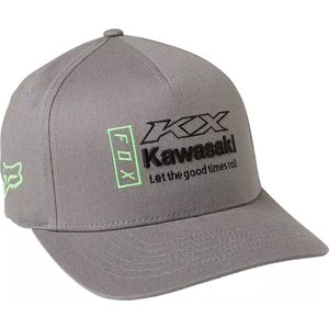 Fox Racing Kawi Flexfit Kawasaki Pet Grijs L/XL