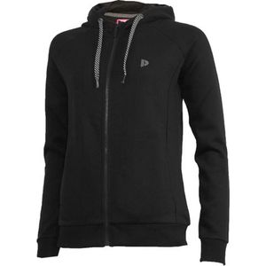 Donnay - F/Z Vest met Capuchon Anna - Zwart - Sweatvest