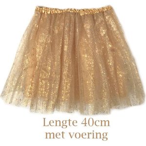 Tutu - Goud met voering - 40 cm