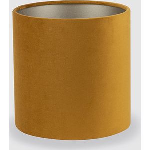 Uniqq Lampenkap velours goud Ø 20 cm – 20 cm hoog