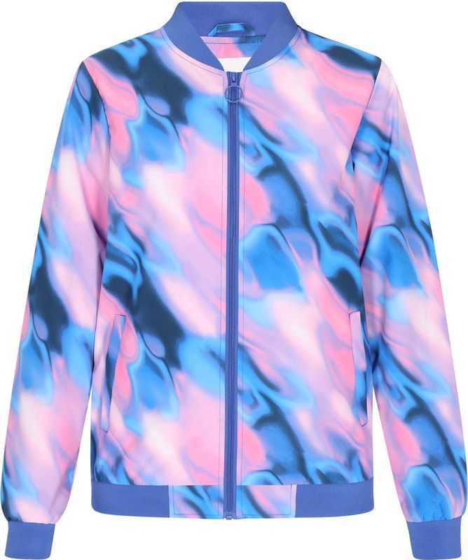 MYMO - Gebreid Vest - Lila - Normale Pasvorm - Lange Mouw