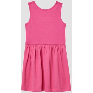 Jurk - Mouwloos - Ronde Hals - Katoenmix - Strikdetail - Ruches