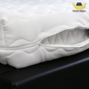 Matrashoes/tijk 140x200 20 cm dik - Anti allergie - Luxe bamboo tijk - Afristbaar en wasbaar - Matrasbeschermer