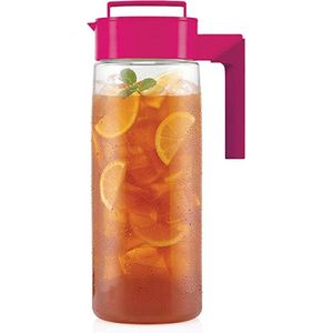 Takeya theepot ijstheemaker - Cold Brew Tea - Theemaker inclusief Theefilter - Ice Tea Maker - 1.8 liter - Raspberry