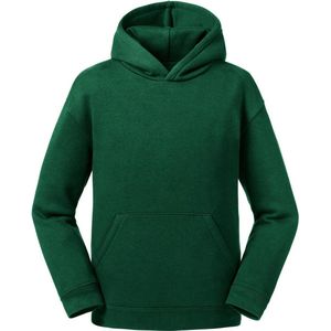 Russell Kinderen/Kinderen Authentieke Sweatshirt met kap (Fles groen)