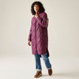 Triea lange isolerende donsjas met capuchon voor dames