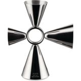 Alessi - The Tending Box GIA28 - Cocktailmaatbeker - Roestvrij Staal 18/10 - Vier Doseerders van 1,5, 3, 4 en 6 cl