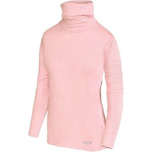 TCA Meisjes Warm-Up Hoge Kraag Thermische Hardloop Top - Roze, 6-8 Jaar