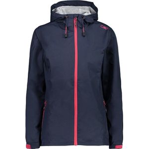 Cmp Regenjas Fix Hood Dames Polyester Navy/rood Maat 36