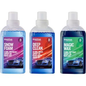 NILFISK REINIGINGSSET TBV AUTO SNOWFOAM DEEPCLEAN & MAGIC WAX