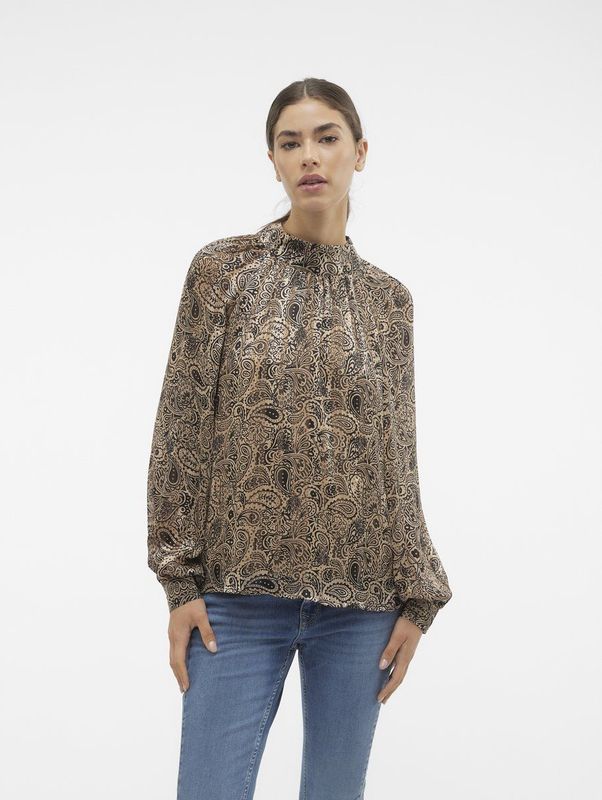 VMEVI L/S BLOUSE WVN BTQ