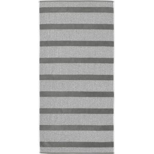 Beddinghouse Sheer Stripe Badhanddoek - 70x140 cm - Antraciet