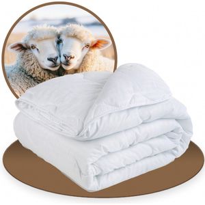 4-Seizoenen Wollen Ledikant Kinderdekbed - 100x135 cm