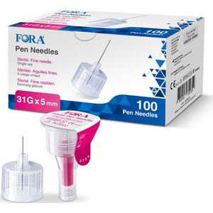 FORA Pennaalden 31G 5mm - 100 Stuks