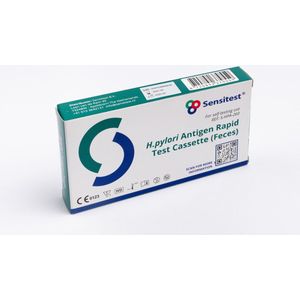 H. pylori Sneltest – 1 stuk – Zelftest voor maagklachten – Resultaat binnen 10 minuten – >97% nauwkeurig – Inclusief specimenbuisje, extractiebuffer & opvangpapier
