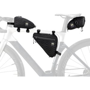 Fietstas set frametas * 2 + zadeltas * 1 afneembare draagbare ca. 1,2 l 3-in-1 schoudertas met verstelbare schouderriem voor racefiets MTB stadsfiets e-bike e-bike dames & heren