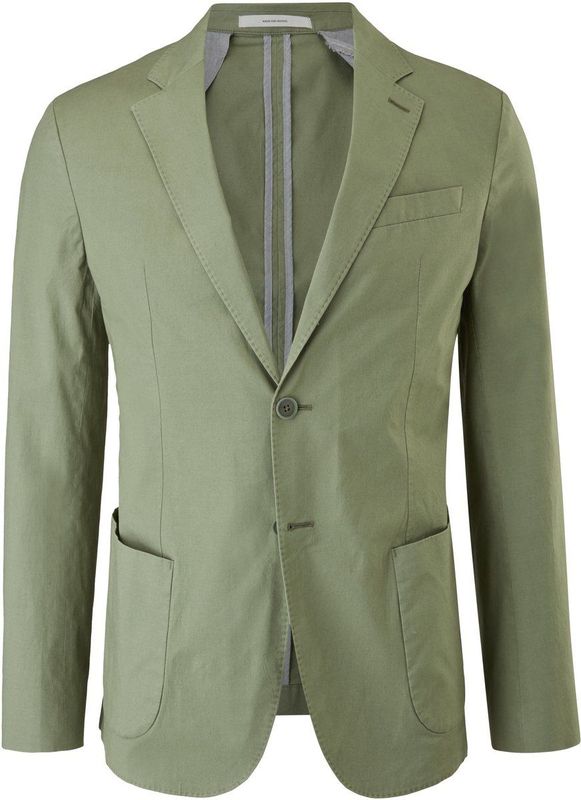 Blazer - Coton - Popeline - Fente Arrière - Col à Revers