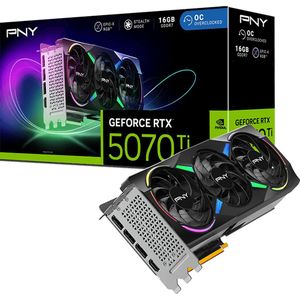 PNY - GeForce RTX 5070 Ti OC ARGB - Grafische Kaart - 16GB GDDR7