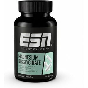 ESN - Magnesium Bisglycinaat - 194mg Elementair Magnesium per Dagdosering - 120 Capsules
