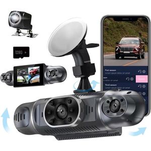 Dashcam voor auto voor en achter – Dual dashcam – Voor- en achtercamera – Autocamera – Full HD dashcam – Dashcam met nachtzicht – Dashcam met bewegingssensor – Groothoeklens – Parkeermodus – Loop recording – Dashcam met SD-kaart