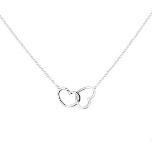Glams Ketting Hart 1,2 mm 40 + 5 cm - Zilver