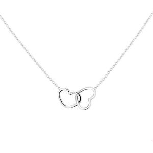 Glams ketting hart 1,2 mm 40 + 5 cm - Zilver