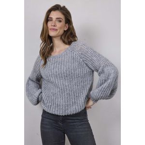 DIDI Dames Pullover Pienza Light grey maat 38/40