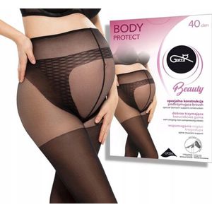 GATTA - Zwangerschapspanty - 40 DEN - Maat S - Zwart - Dames Panty - Zwanger - Ondersteunende Panty - (1 Stuks)
