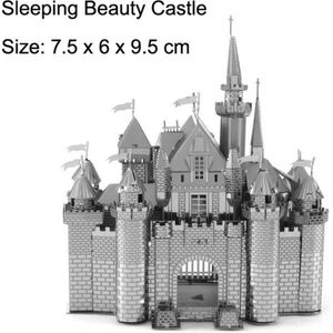 3d Bouwpakket - kasteel- sleeping beauty castle -metaal -Bouwset - Modelbouw -3D Bouwmodel - DIY 3d puzzel