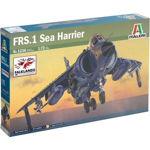 1:72 Italeri 1236 FRS.1 Sea Harrier Plane Plastic Modelbouwpakket