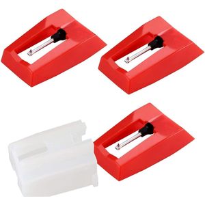 Platenspeler naald pickup - 3 stuks platenspeler vervangende naald Platenspeler naald vervangen - Voor platenspeler - Universeel