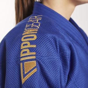 Ippon Gear Legend Slimfit, IJF goedgekeurd Blauwe jas (Maat: 145)