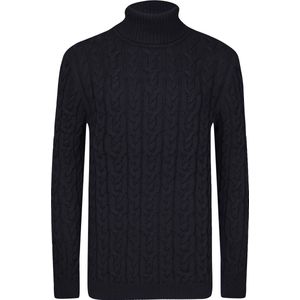 Jimmy Sanders Coltrui - Trui - Sweater Heren Navy - S