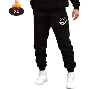 Livano Trainingsbroek Heren - Sportbroek - Trainingsbroek Lang - Trainingspak - Sportkleding - Zwart - L