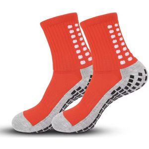 CHPN - Sportsokken met Grip - Gripsokken - Anti-slip sokken - Sportsokken - Rood - 1 paar - Sport sokken - Ondersteunende sokken - Maat 39/45
