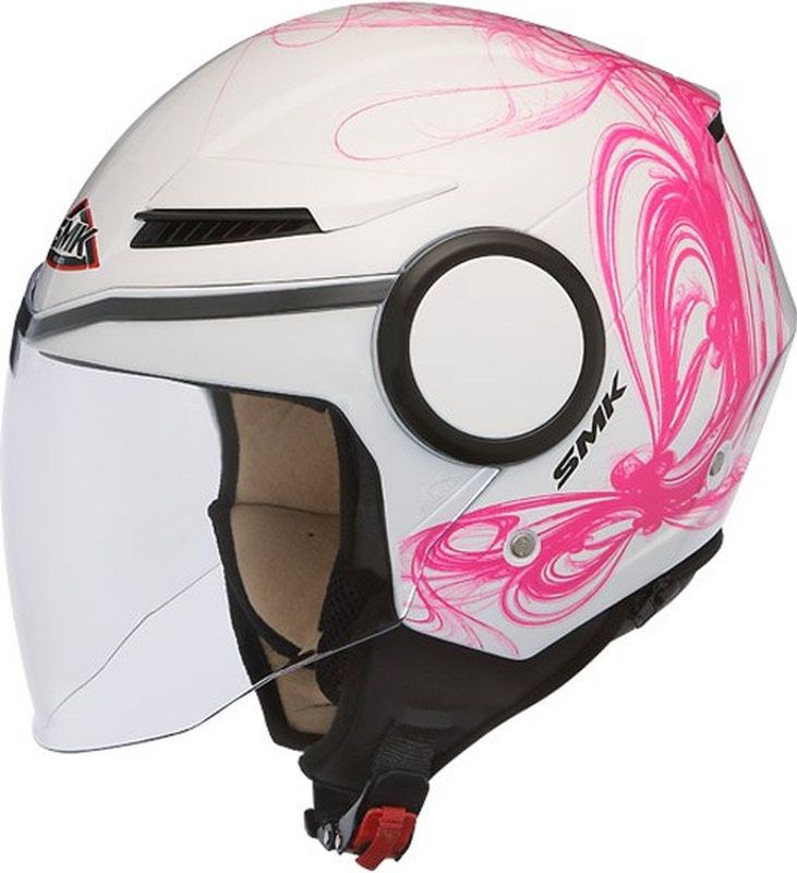 Open Helm - Zwart - Kunststof - Verwijderbare Cheekpads