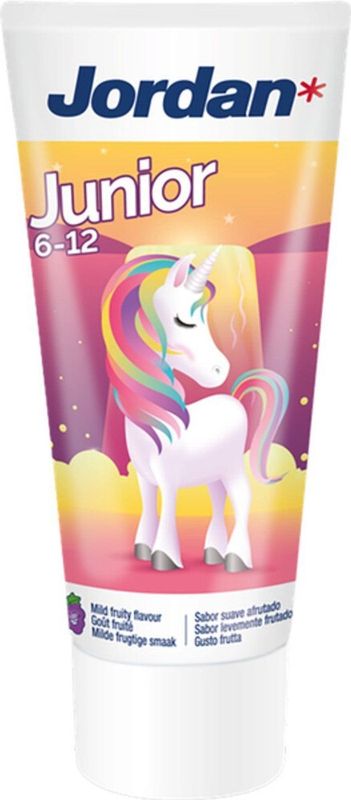 Jordan Tandpasta Junior 6-12 jaar - 8 x 50 ml - Voordeelverpakking