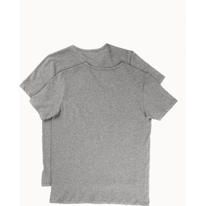 Marc O'Polo Basic Heren Ondershirt - 2-pack - Grijs - Maat S