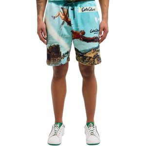 Carlo Colucci Heren Korte Broek Blauw C4430/171