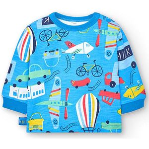 Boboli 148148 Trui Blauw 6 Months Jongens,Meisjes